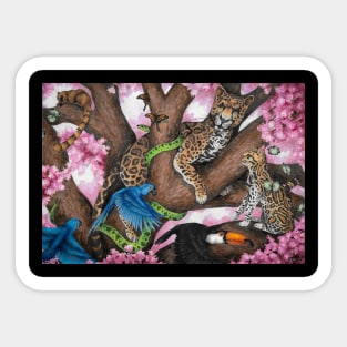 Treetop Animals Sticker